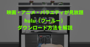 Hulu(フールー)動画ダウンロード機能の使い方、注意点を徹底解説