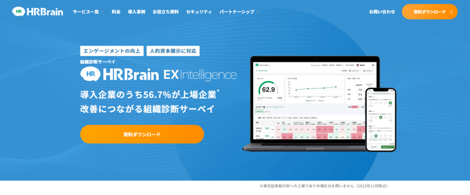 HRBrain 組織診断サーベイ