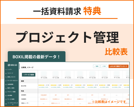 プロジェクト管理ツールの比較表
